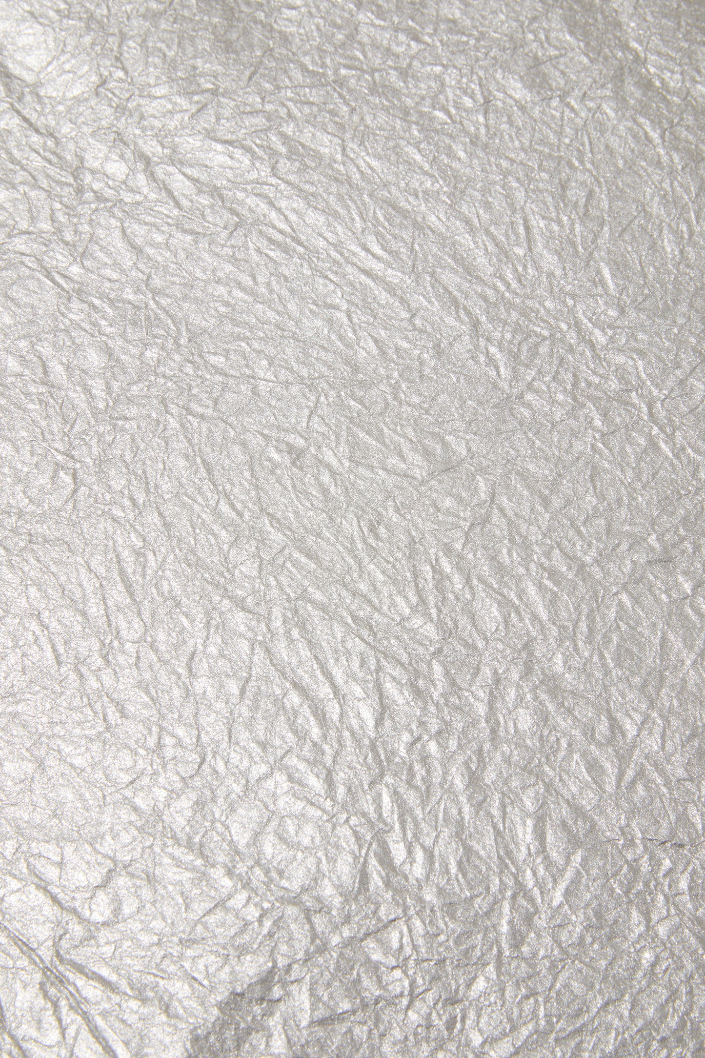 Silver Metalic Crinkled paper