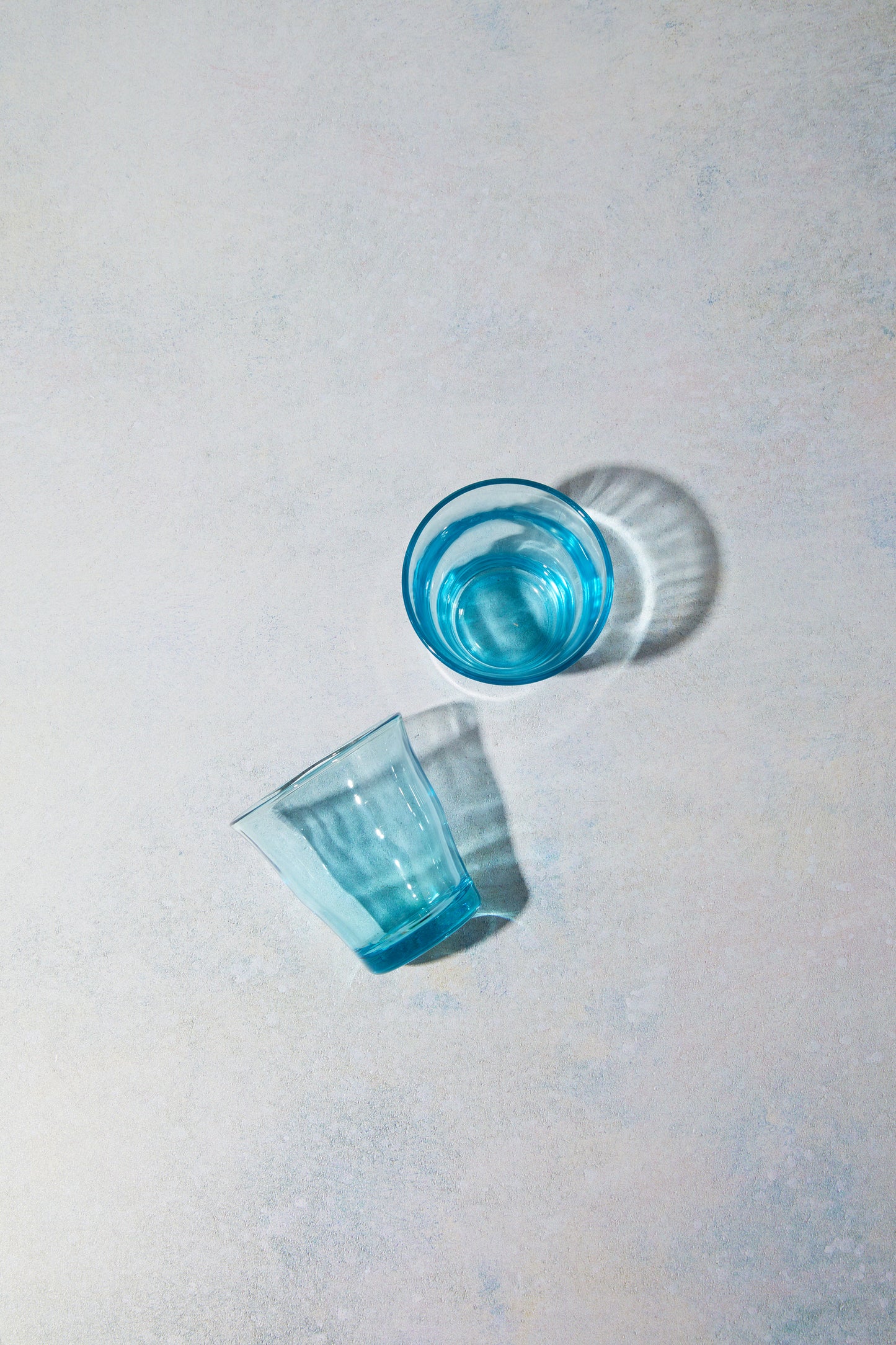 Blue Glass Cup - Short
