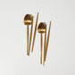 Gold Spoon & Chopsticks